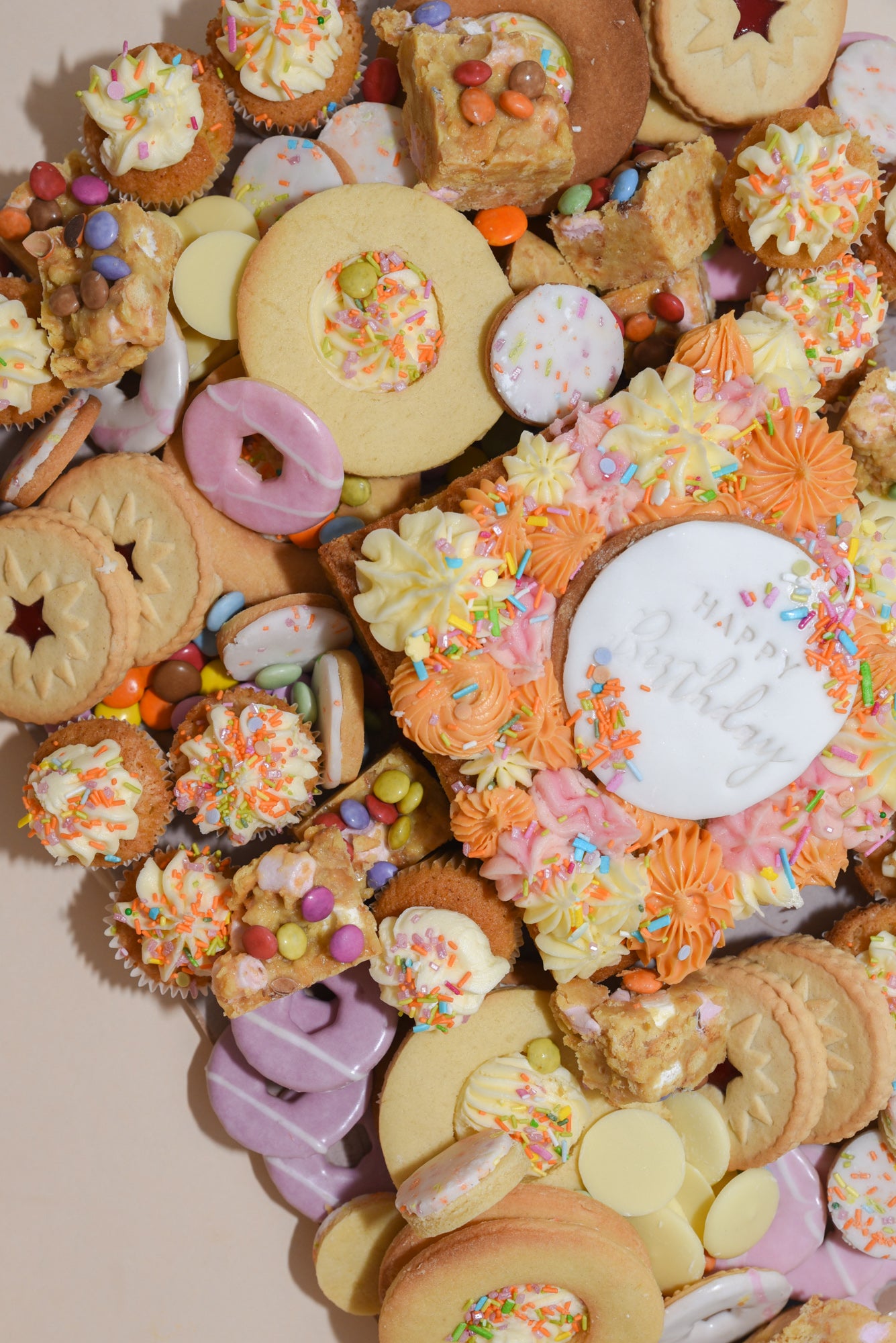 Sweet Graze Platter with Celebration Cake