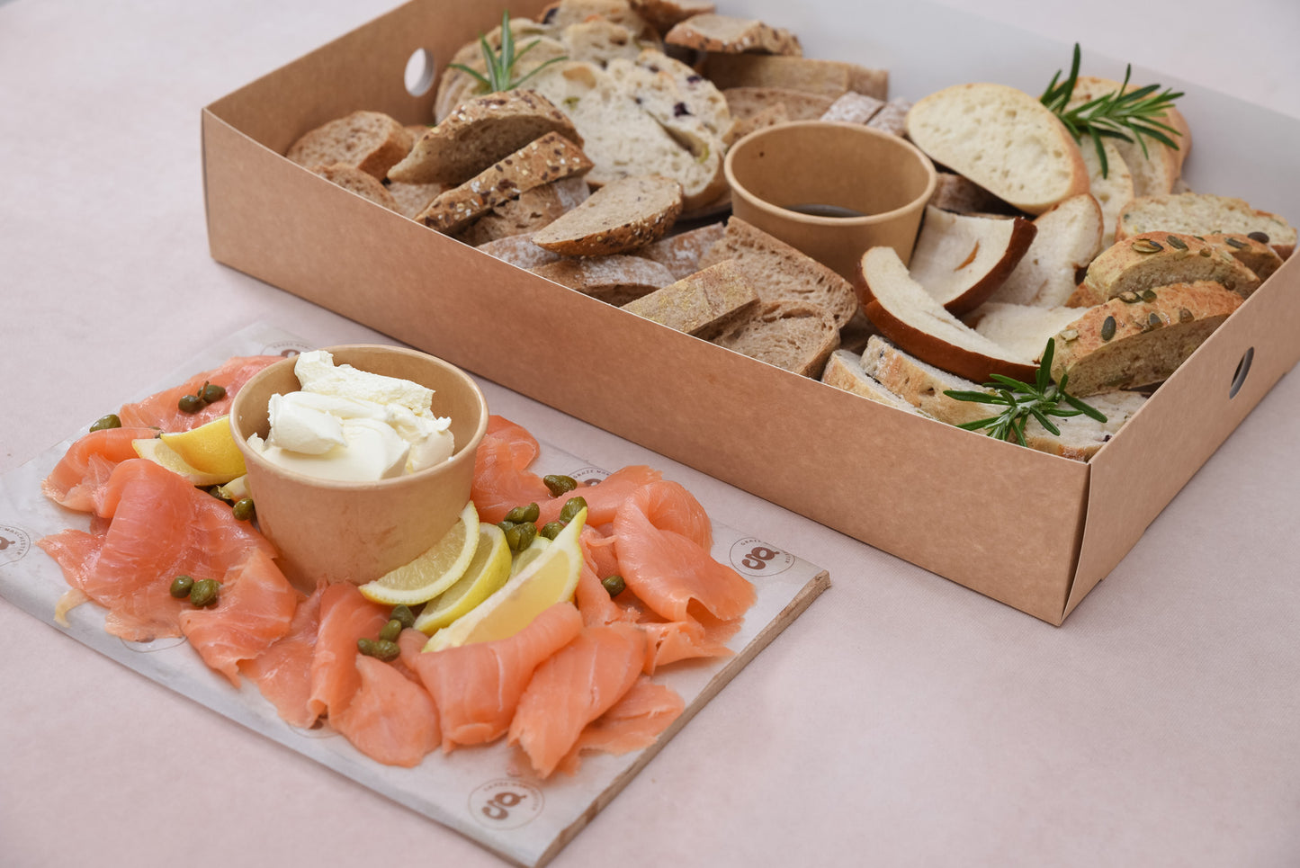 Smoked Salmon & Cream Cheese  Platter