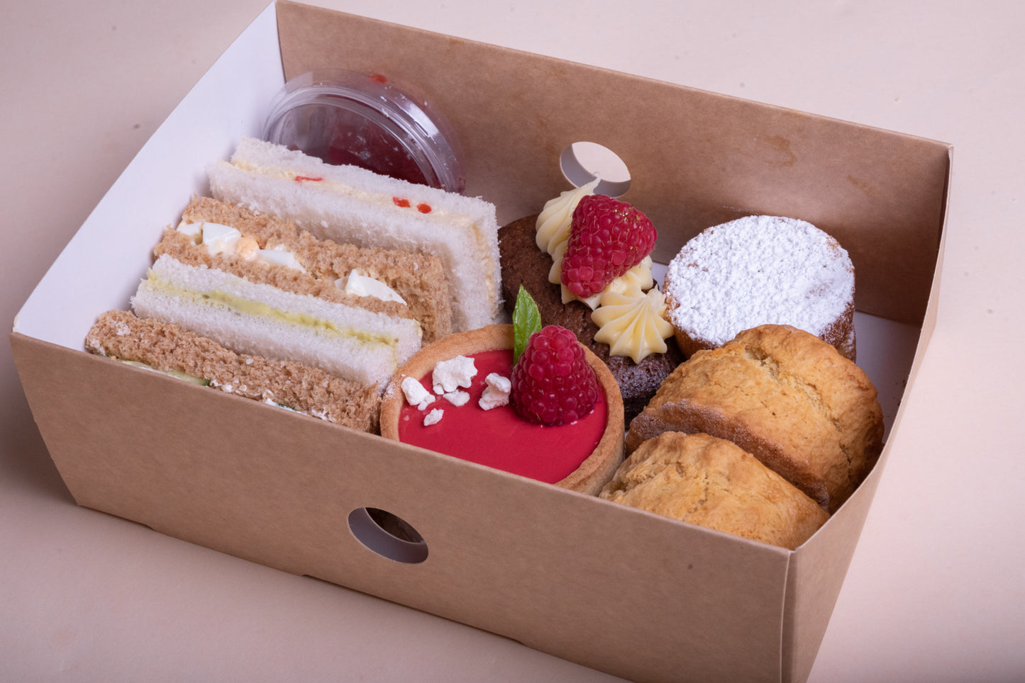 The Vegetarian Afternoon Tea Box - Box for 1