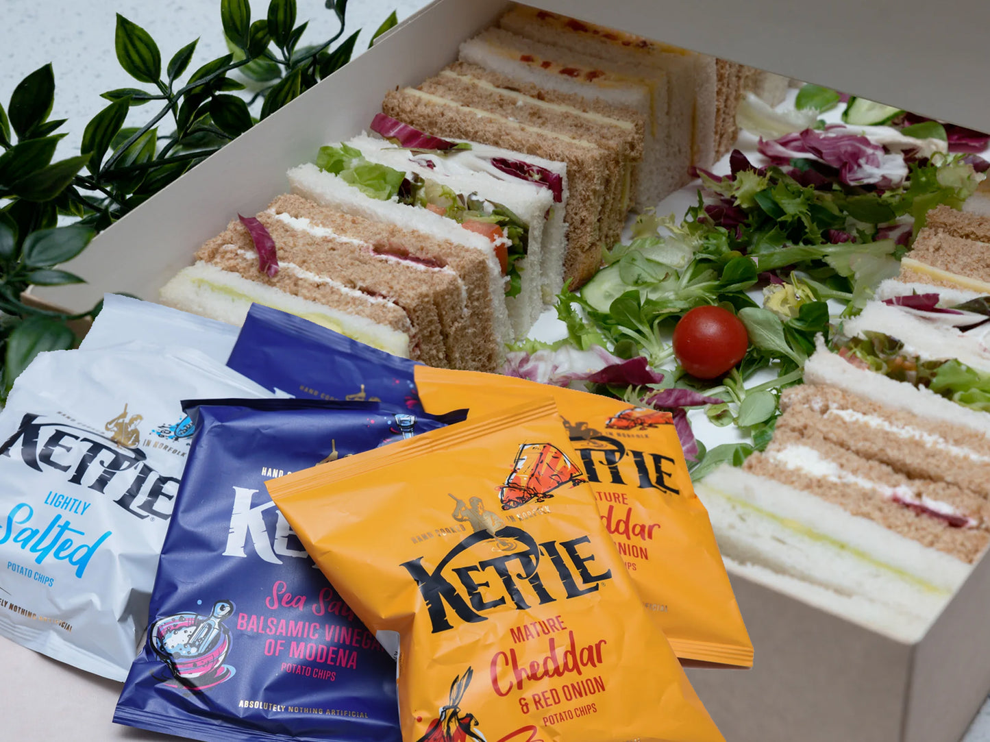 Lighter Lunch - Sandwich and Crisp Buffet