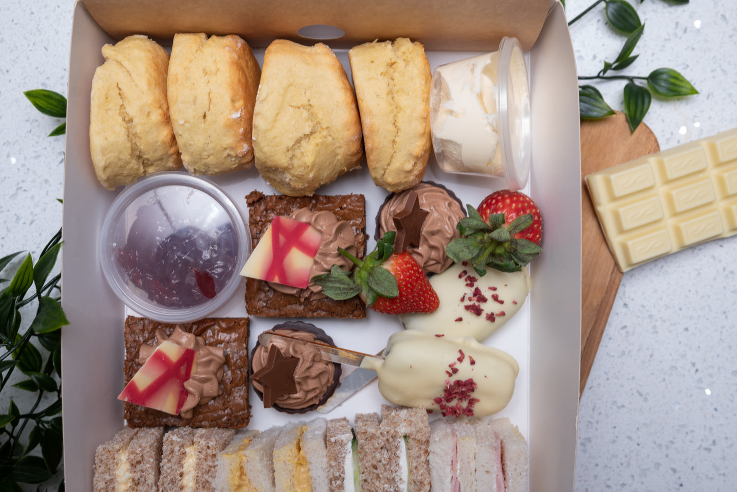 The Chocoholic Afternoon Tea Box - Grazing Box for 2